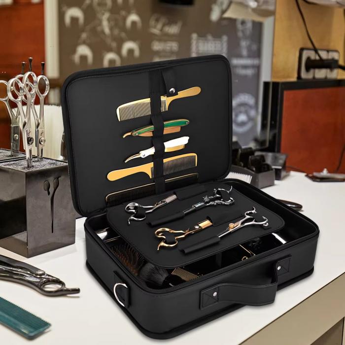 Hairdressing Barber Accessories Bag for Clippers and Supplies Hair Trimmers Box Portable Clipper Storage Case