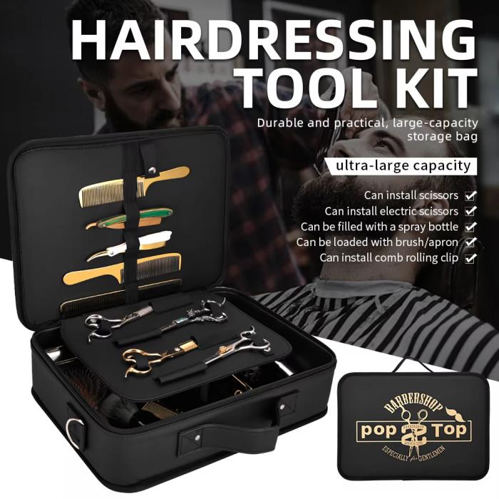Hairdressing Barber Accessories Bag for Clippers and Supplies Hair Trimmers Box Portable Clipper Storage Case