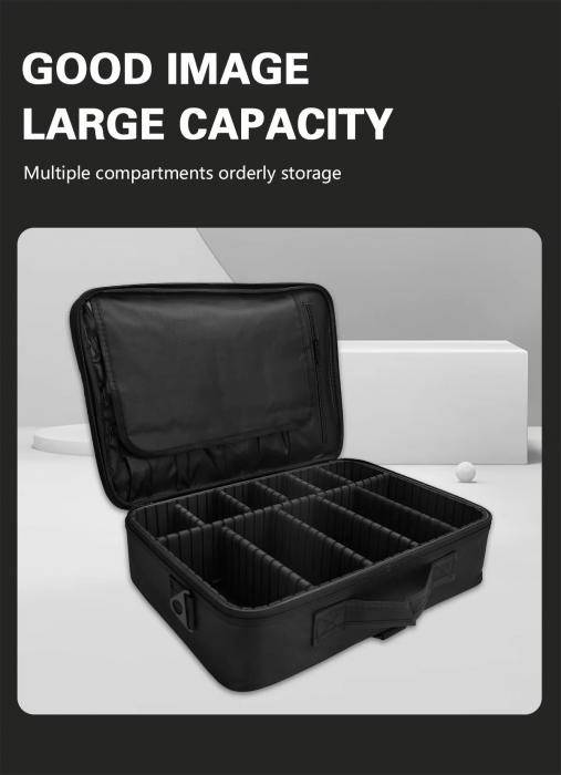 BARBERMAX Barber Carrying Bag-Large Travel Case for Clippers Scissors & Supplies Organizer