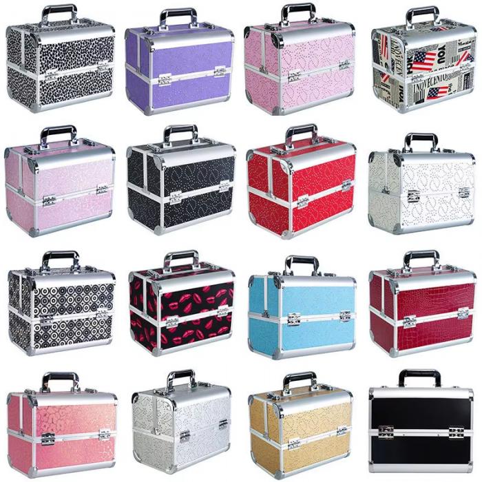 Salon Professional Aluminium Alloy Hair Tools Box Case Beauty Bag Multi Tiers Lockable Barber Tool case