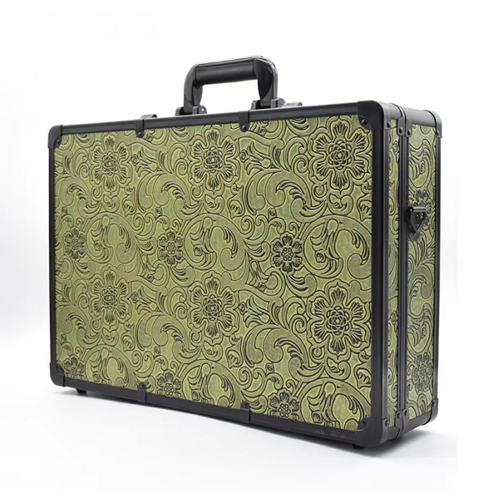High Quality Barber Hairdressing Tool Storage Case Large Capacity Beauty Cosmetic Carrying Travel Toolbox