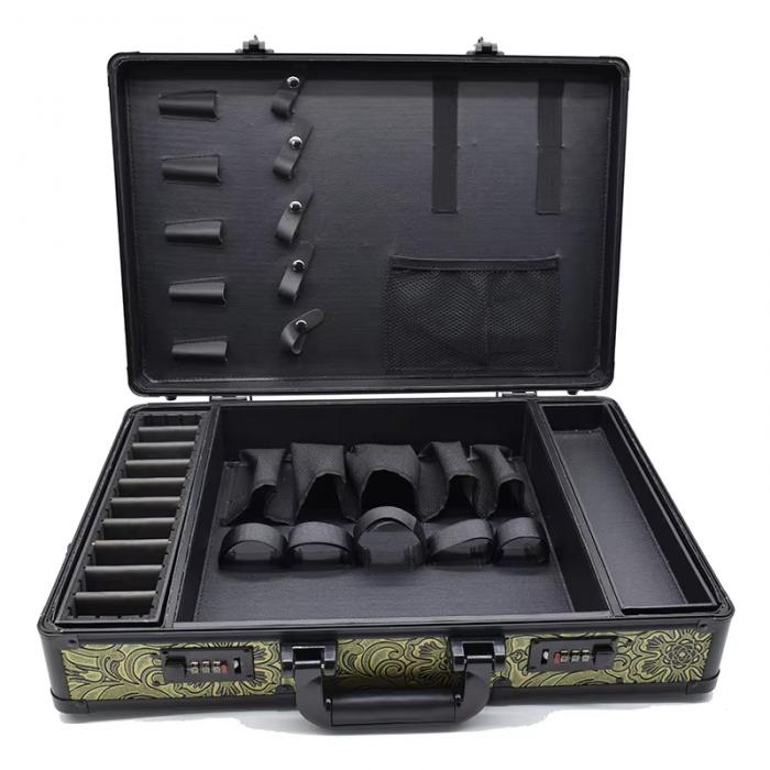 High Quality Barber Hairdressing Tool Storage Case Large Capacity Beauty Cosmetic Carrying Travel Toolbox
