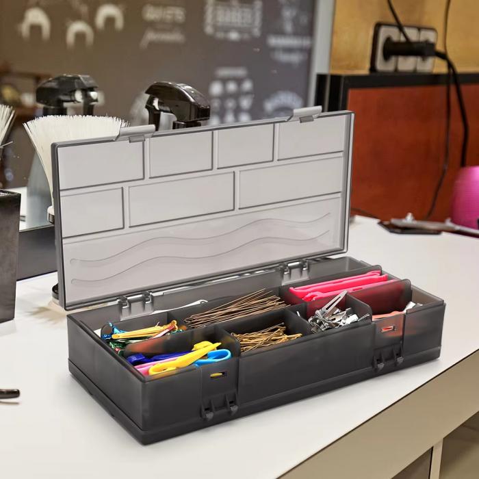 Custom Barber Tool Storage Box Organizer Hairdressers Case Scissors Clips Stylist Salon Styling Tool Box