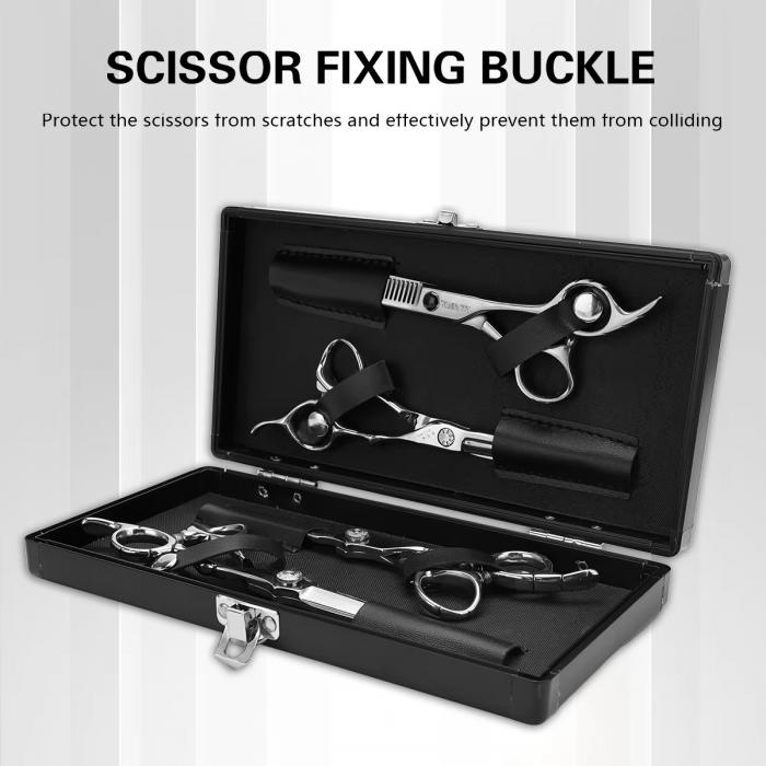 Creative Products Salon Foldable Travel Suitcase Portable Barber Hair Scissors Protect Case Hairdressing Tool Storage Toolbox