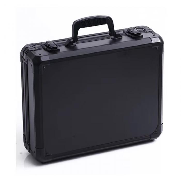 Professional Gold Aluminum Barber Tool Box Salon Hairdressing Suitcase Storage Travel Case
