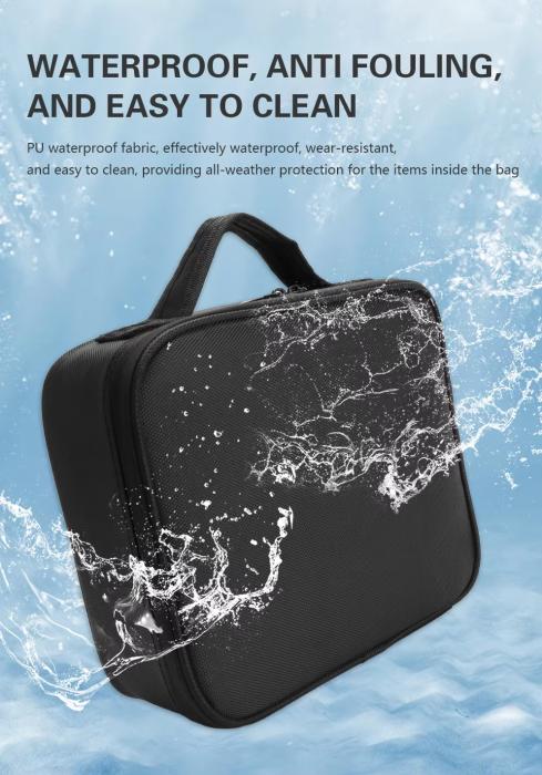 New Fashion Large Capacity Case Black Double Oxford Cloth Multi-Functional Storage Portable Professional Salon Bag
